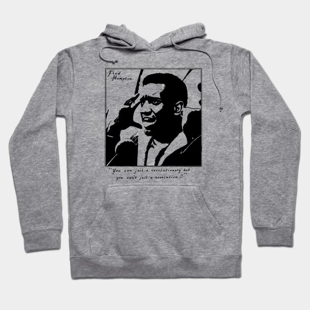 Fred Hampton Hoodie by ris kingdom